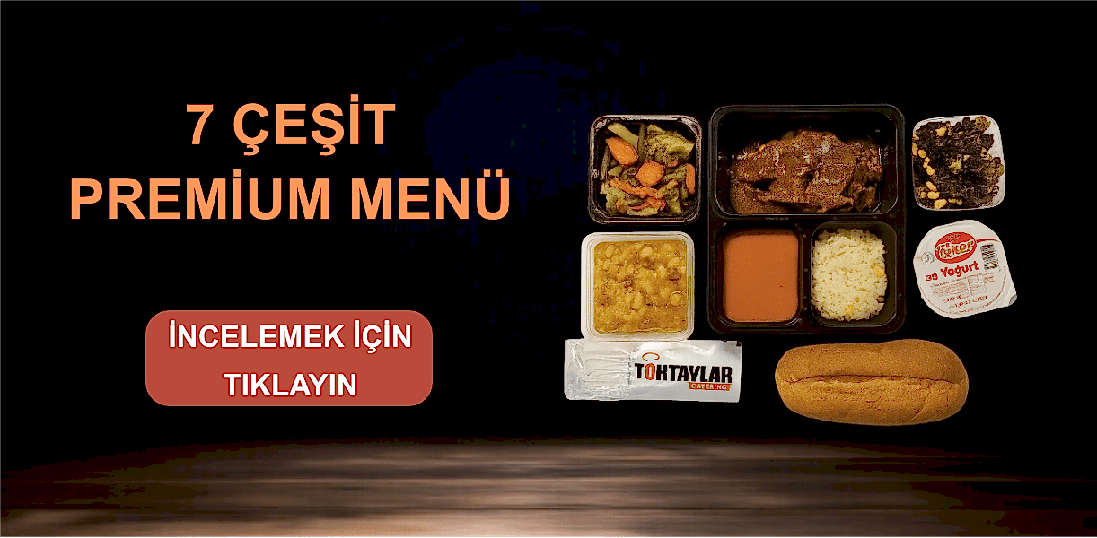 7 çeşit premium toplu yemek