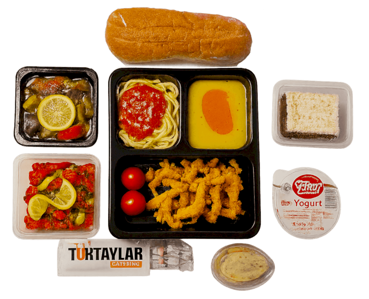 7 çeşit premium yemek menüsü